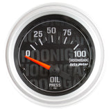 Autometer Hoonigan 52mm 100psi Full Electronic Oil Pressure Gauge