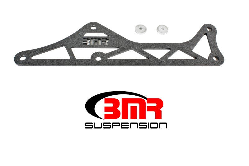 BMR 16-17 6th Gen Camaro Steel Driveshaft Tunnel Brace - Black Hammertone