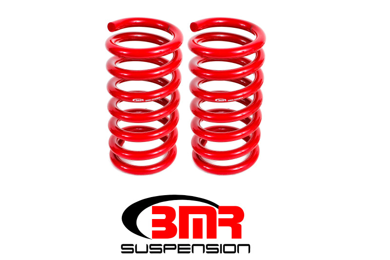 BMR 15-17 S550 Mustang Rear Drag Version Lowering Springs - Red