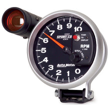 Load image into Gallery viewer, Autometer Sport-Comp II 5 inch 0-10000 RPM Pedestal Mount Tachometer Shift-Lite