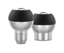 Momo Race Shift Knob - Aluminum, Black Airleather Insert