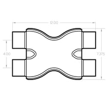 Load image into Gallery viewer, MagnaFlow Smooth Trans X 2.25/2.25 X 12 SS