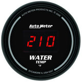 Autometer Black 0-300 F Digital Water Temp Gauge