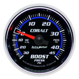 Autometer Cobalt 52mm 45psi Vacuum Boost Gauge